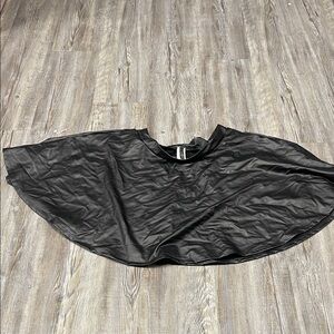 Elegant Black High Low Skirt